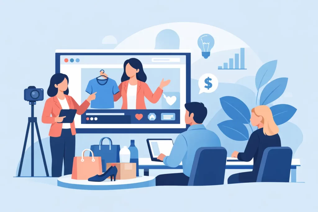 Formation live shopping entreprise efficace